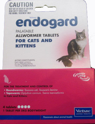 ENDOGARD WORMER TABLETS CAT/KITTEN